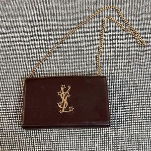 YSL Stars Monogram Wallet on Chain